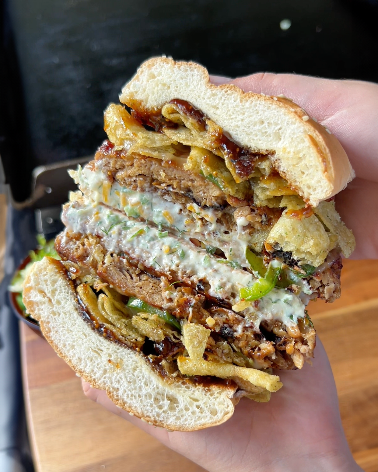 Jalapeno Popper Burger